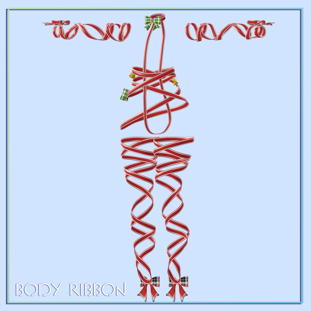 (PB対応) 【セレスティア,selestia】 Christmas ribbon outfit クリスマスリボン衣装