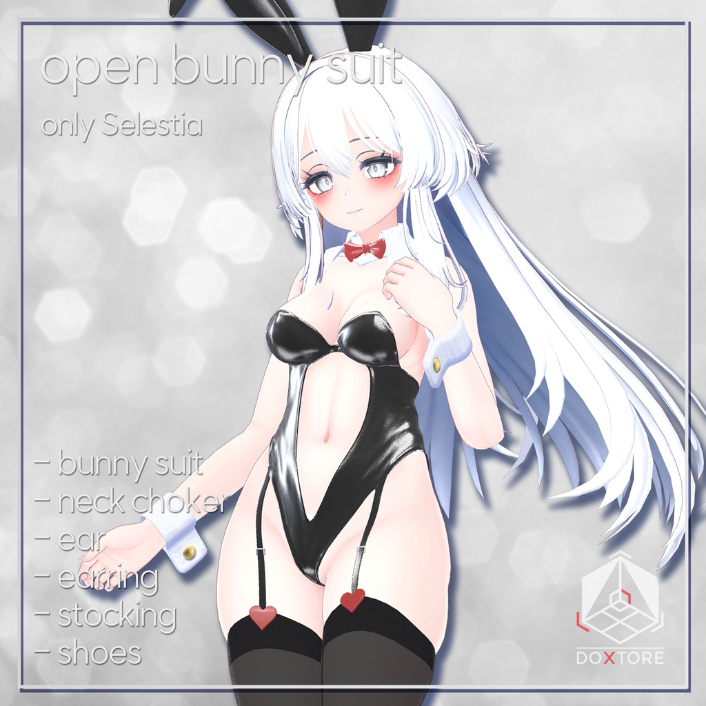 【セレスティア,selestia】 オープンバニースーツ open bunny suit