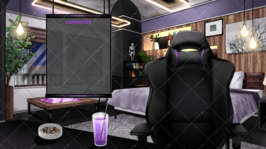 【配信部屋】大人でクールな部屋