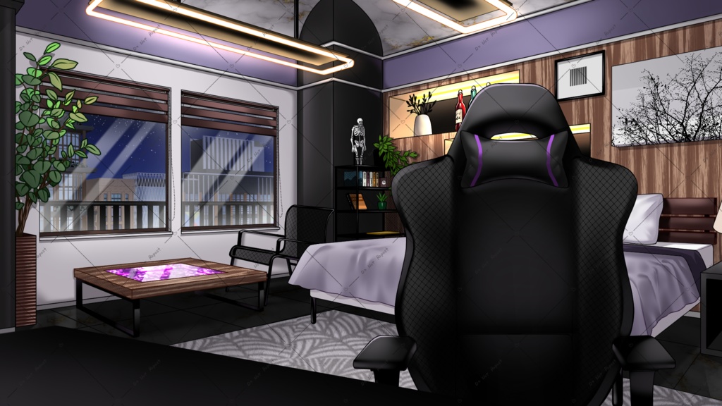 【配信部屋】大人でクールな部屋