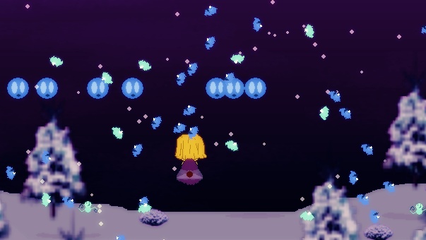 青森マリ ~ Wintry Girl in Magenta Sky