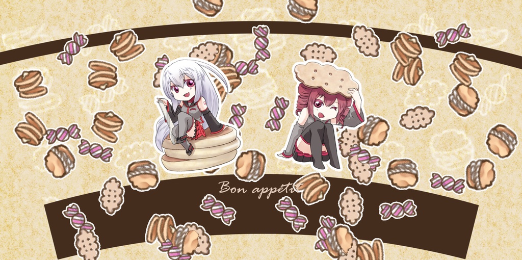 テト＆テイ スイーツ柄 タンブラー