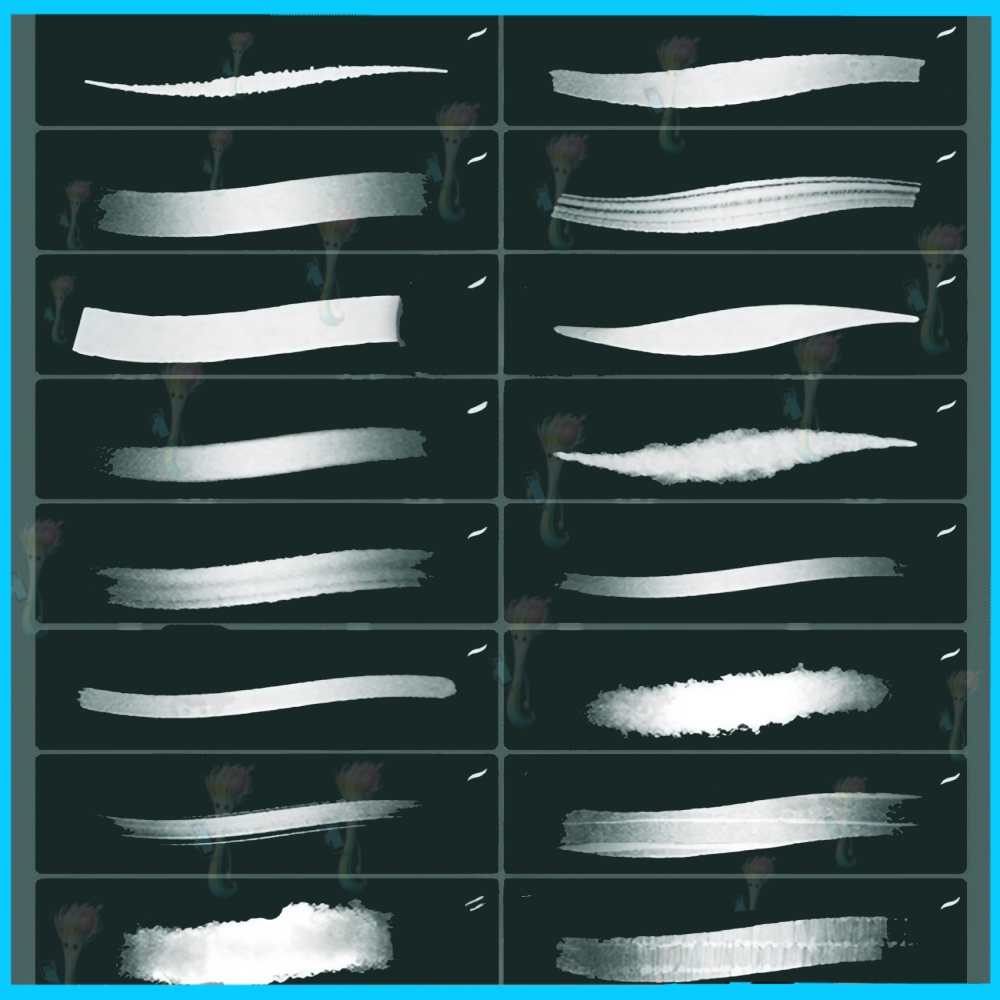 種類のマーカーペンブラシセット」 Brushes for Marker Pen