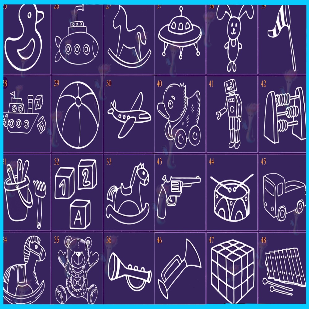 種類の子供向けおもちゃブラシセット」 Brushes for Children's Toys