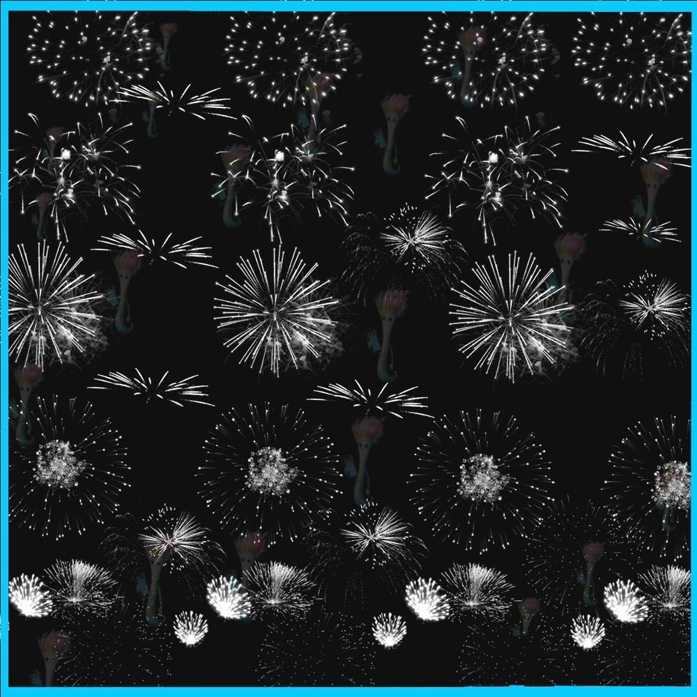 ProcreateとPhotoshop用の60種類の花火ブラシセット - 花火とエフェクト