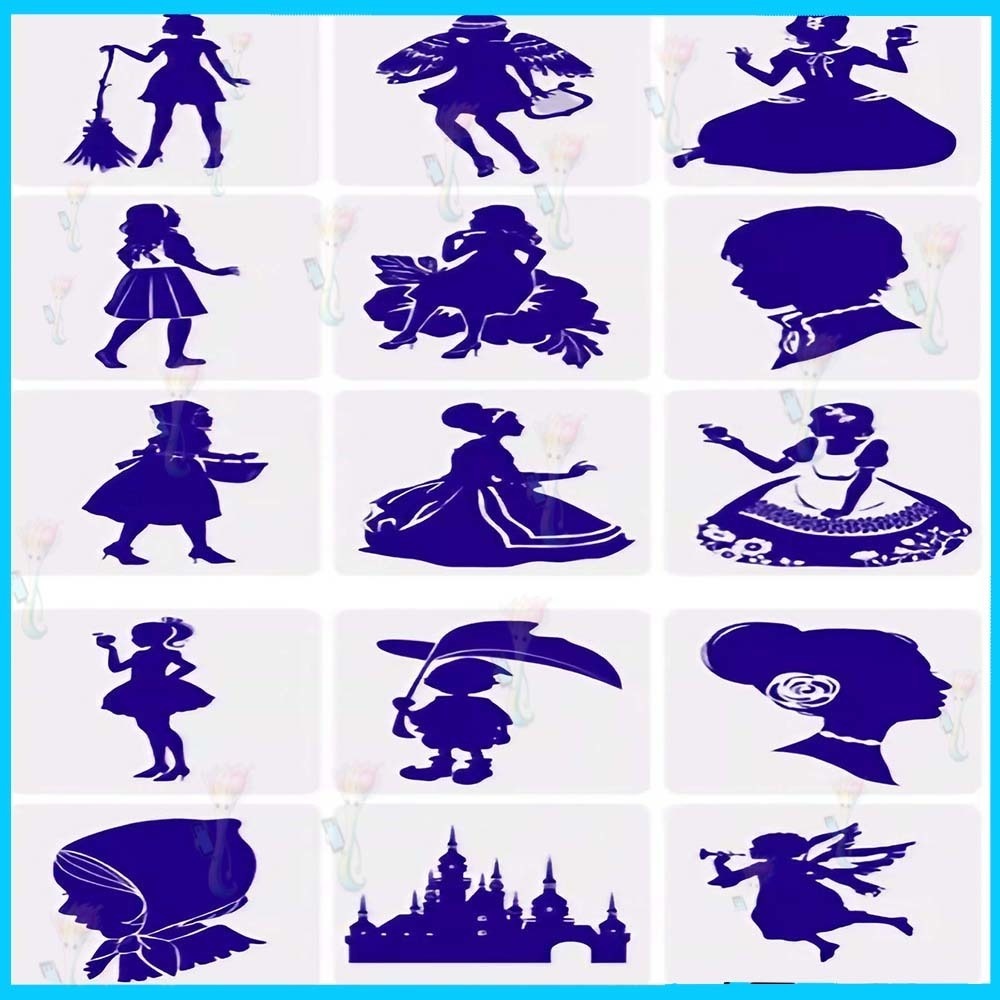 Procreate & Photoshop用 不思議の国のアリスモチーフブラシセット42種類 - ファンタジー、童話、キャラクターデザイン素材