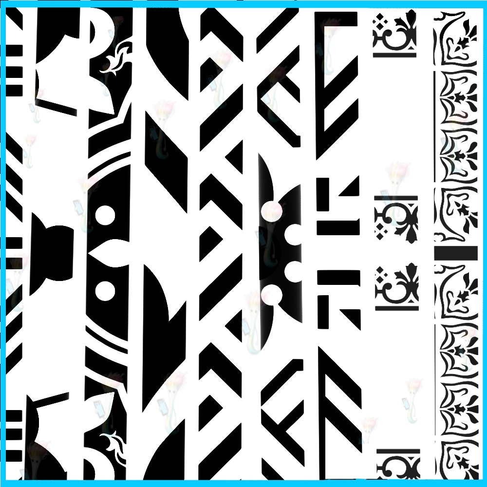 ProcreateとPhotoshop用のヨーロッパ風の床とタイルのブラシ42種類 - パターン、装飾、背景