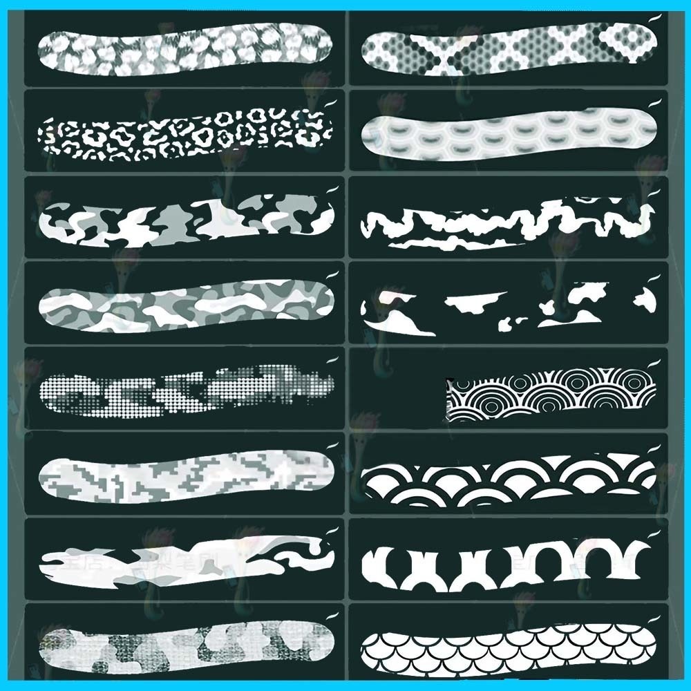 ProcreateとPhotoshop用の40種類の動物柄と毛皮テクスチャブラシセット - 動物プリント、背景、ファッション素材