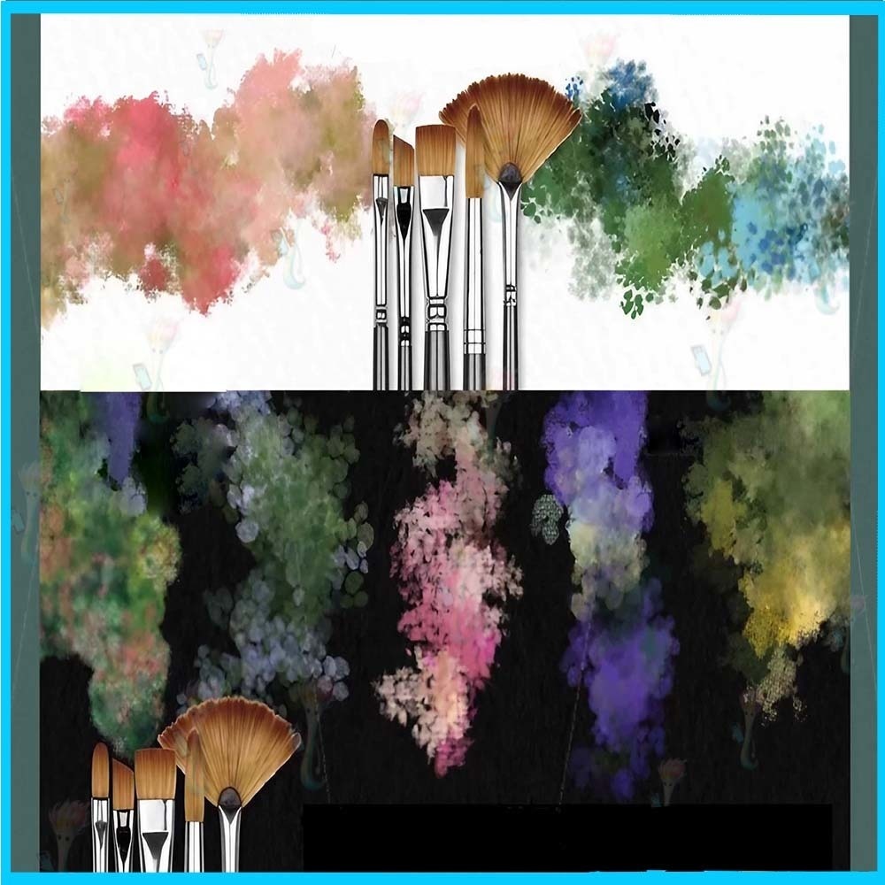 ProcreateとPhotoshop用のロマンチックなイングリッシュガーデンブラシ36個セット - 花、葉、植物、背景