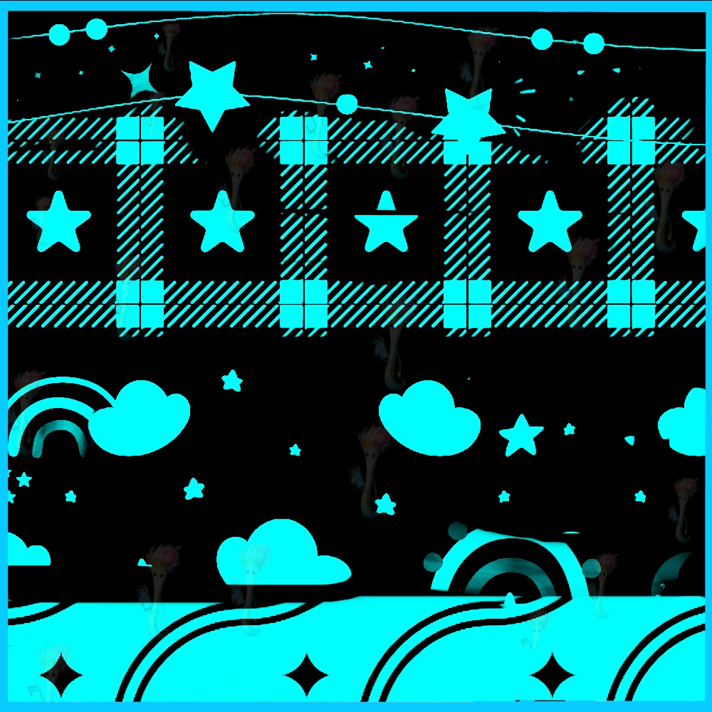 ProcreateとPhotoshop用の36個の星と輝きのパターンブラシセット - テクスチャ、背景、装飾、色を調整可能