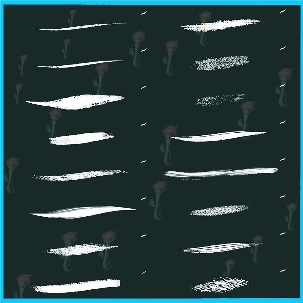 プロクリエイト用 28種 ドライインク・かすれブラシセット - テクスチャ・アート・動物画素材