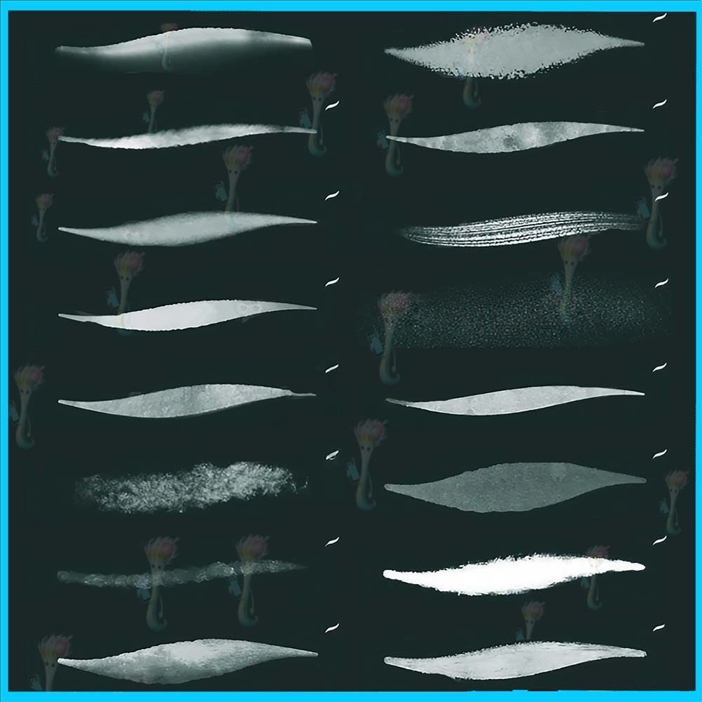 Procreate用 水彩・にじみ・インクブラシ32種セット - 表現豊かなイラストに!