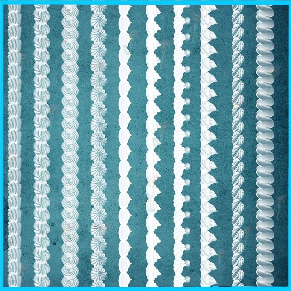 Procreate&Photoshop用ケーキ&クリームデコレーションブラシセット20種類 - デザート、お菓子、手描きデコレーション素材