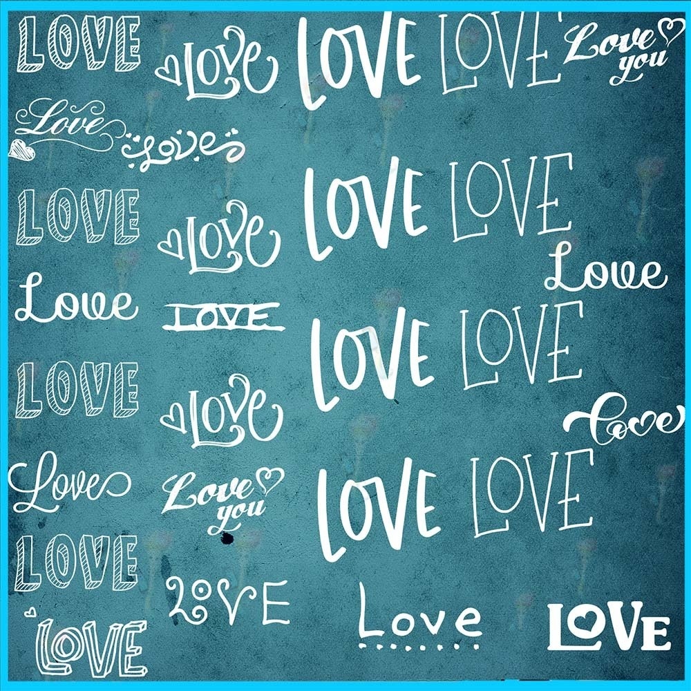 ProcreateとPhotoshop用の60種類のLOVEアートと愛の言葉のブラシセット - ロマンチック、バレンタインデー、ハート型、手描き素材