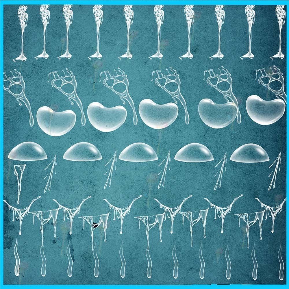 Procreate&Photoshop用涙・水滴ブラシセット26種類 - 泣き表情・液体・手描きアニメーション素材