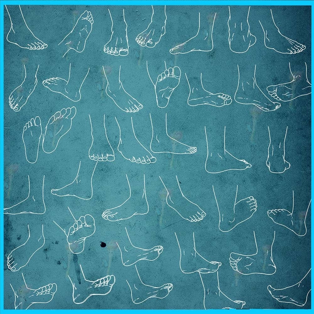 プロクリエイト&Photoshop用 60種 足のポーズ・動きブラシセット - 人体構造・線画補助・練習素材