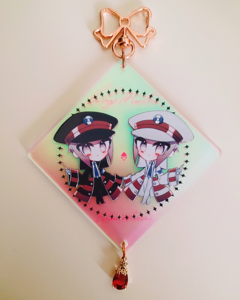 ▲▽ちゃオーロラアクキー(チャームつき)