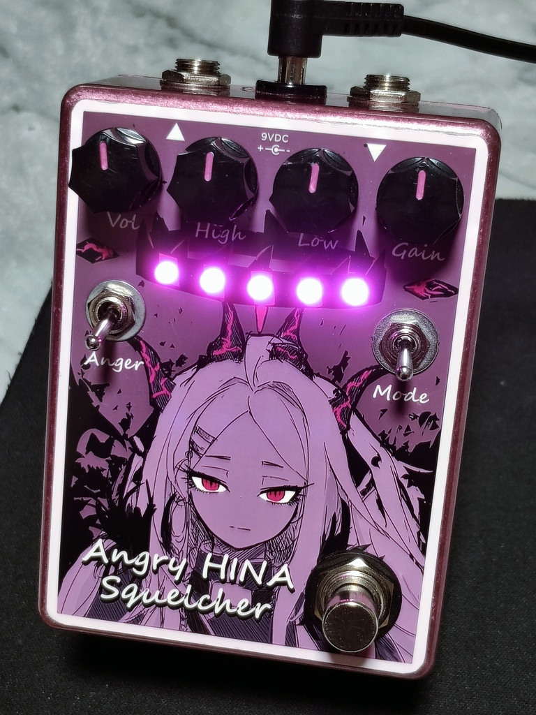 自作痛エフェクター(USED)Angry HINA Squelcher