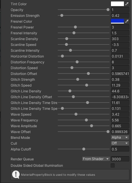 【VRChat】HologolamSticker【シェーダー】【GIF対応】