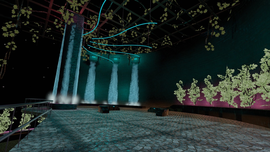 Avatar World for VRChat Platform in Space