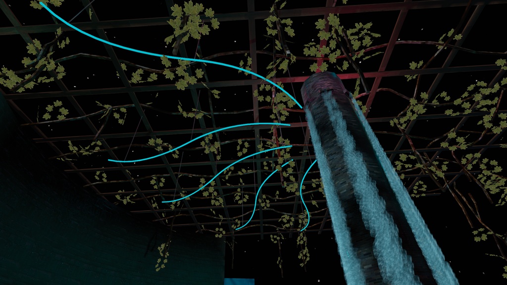 Avatar World for VRChat Platform in Space