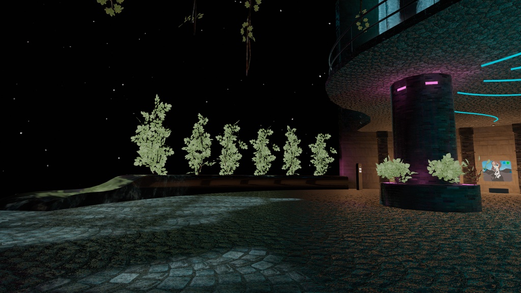 Avatar World for VRChat Platform in Space