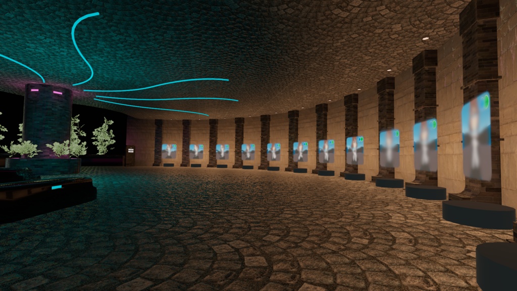 Avatar World for VRChat Platform in Space