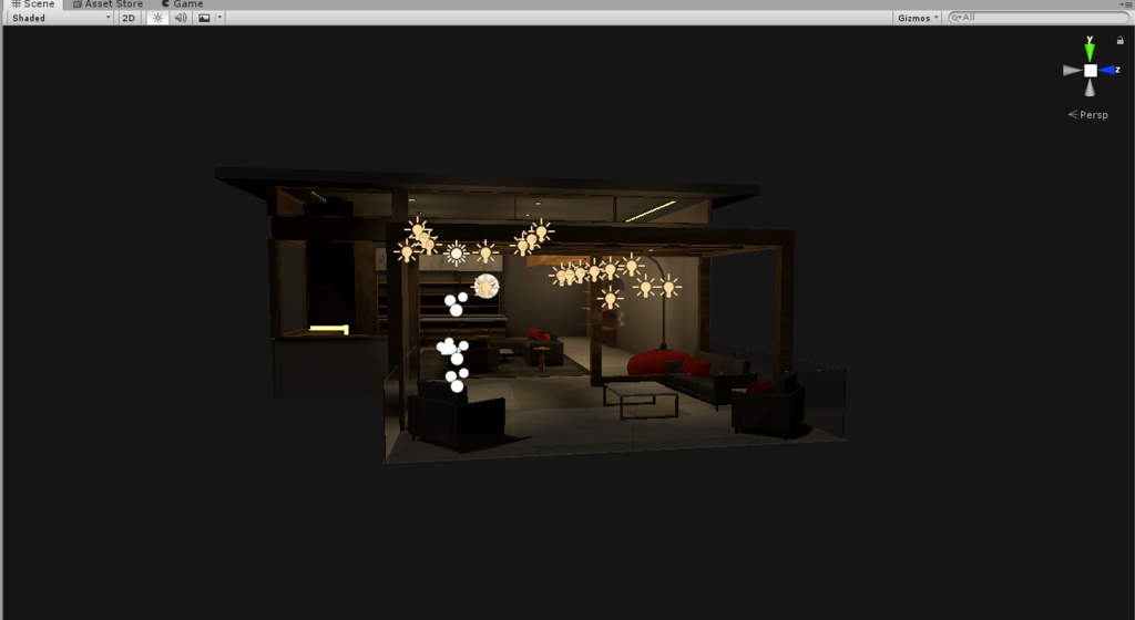 Modern Single Room VRChat Avatar World Quest Ready