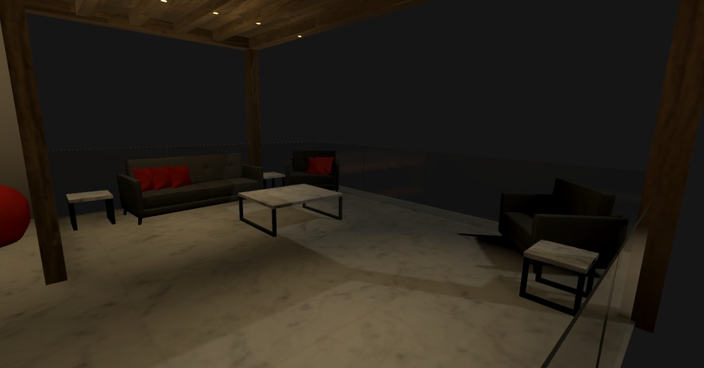 Modern Single Room VRChat Avatar World Quest Ready