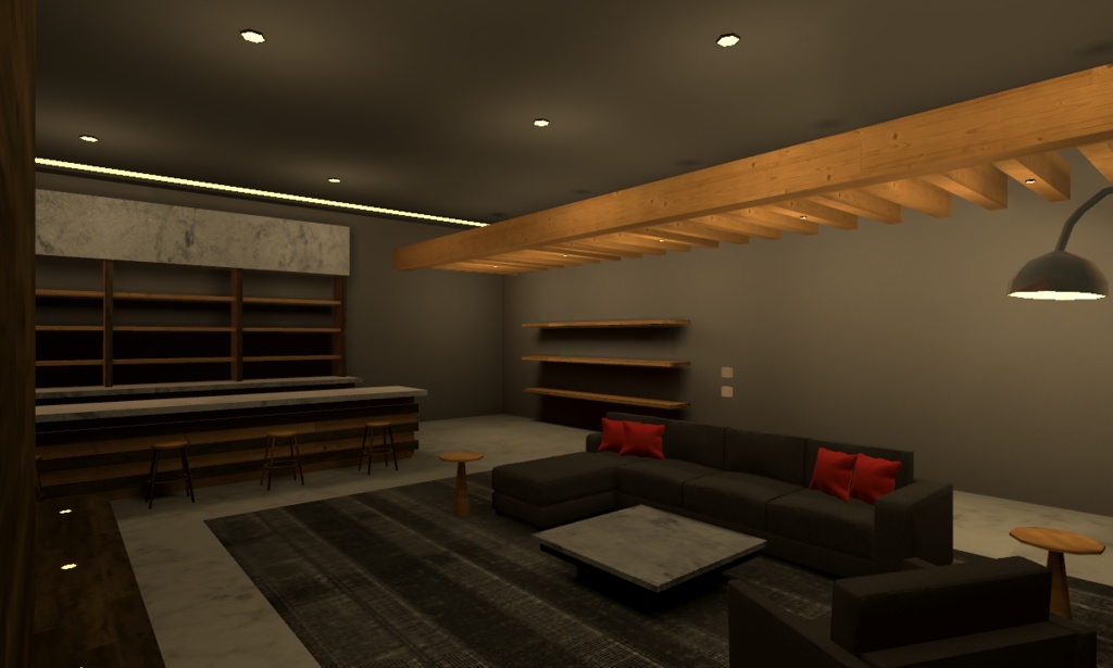 Modern Single Room VRChat Avatar World Quest Ready