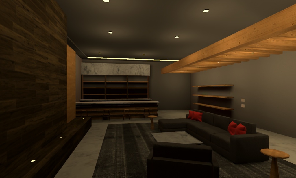 Modern Single Room VRChat Avatar World Quest Ready