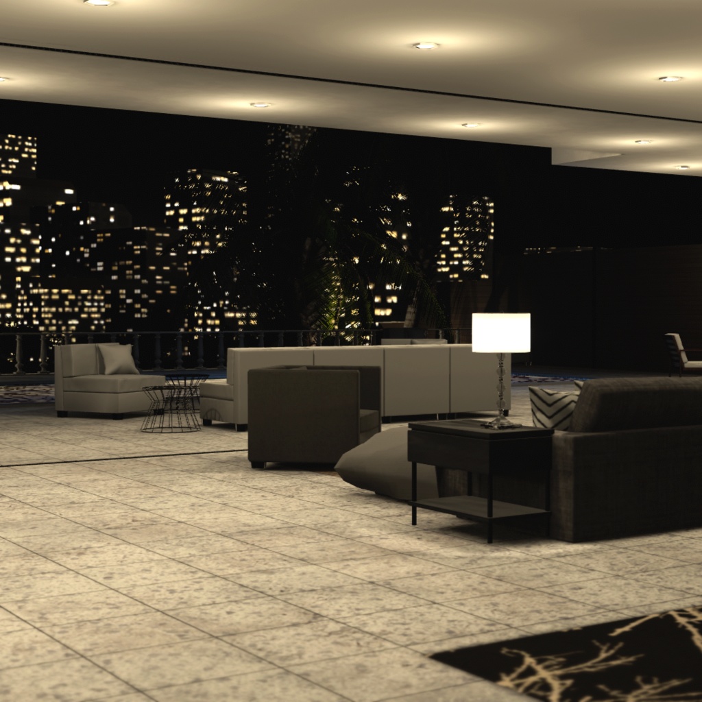 LA Style Mansion and Home Props made for VRChat