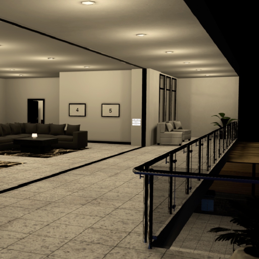 LA Style Mansion and Home Props made for VRChat