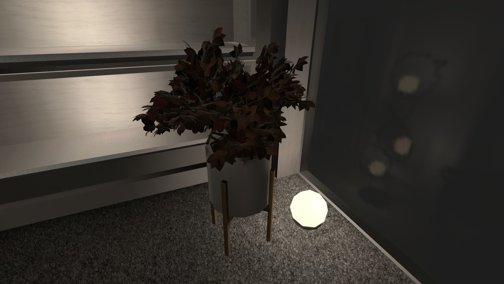 Comfy Small Avatar World with Bean Bag Chairs