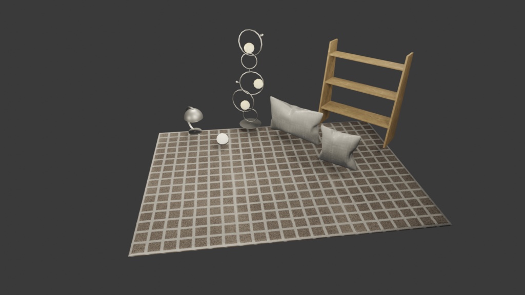 Comfy Small Avatar World with Bean Bag Chairs