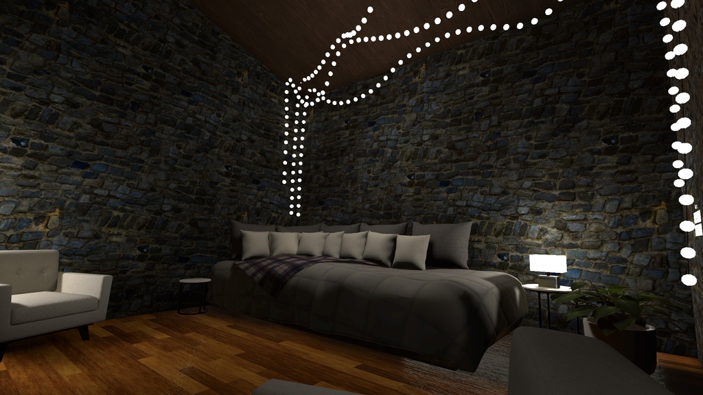 Home in the Woods VRChat Avatar World and Home Props