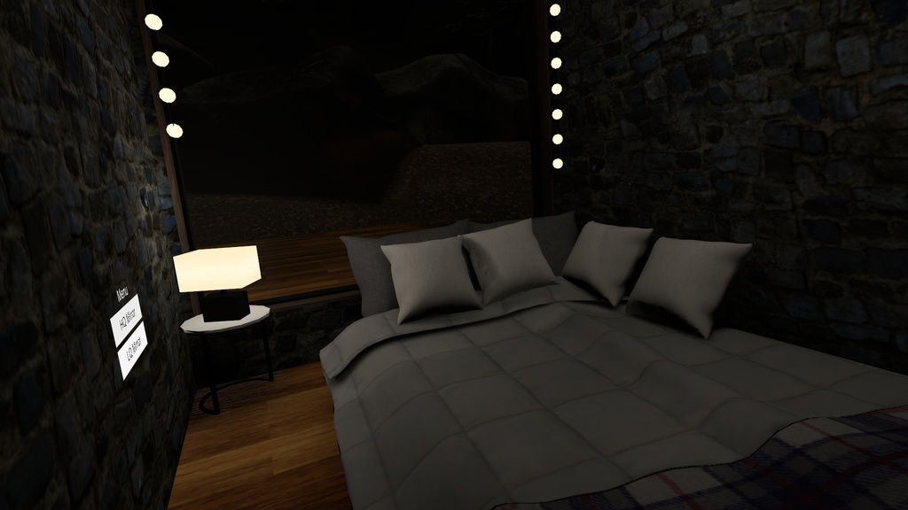 Home in the Woods VRChat Avatar World and Home Props