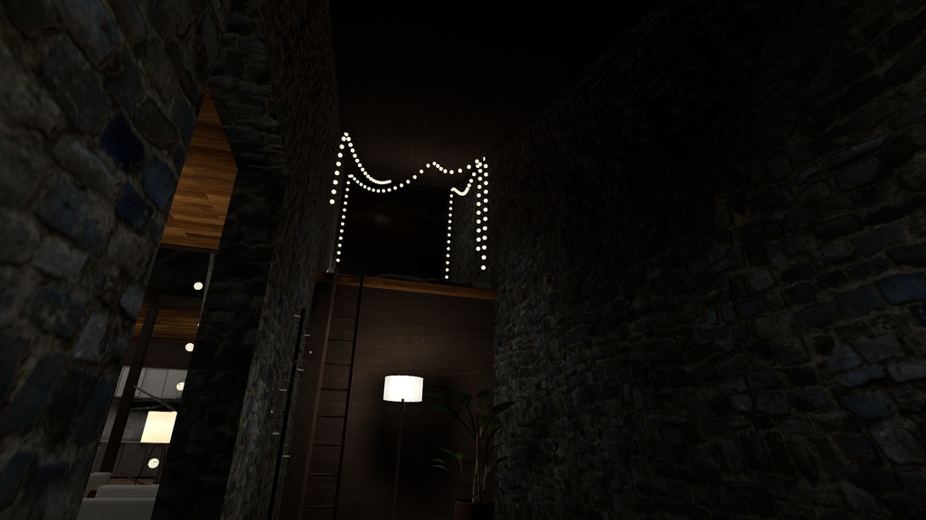 Home in the Woods VRChat Avatar World and Home Props