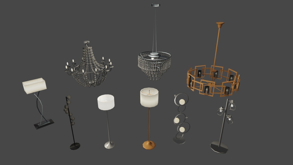 Interior and Furniture Prop Pack VRChat