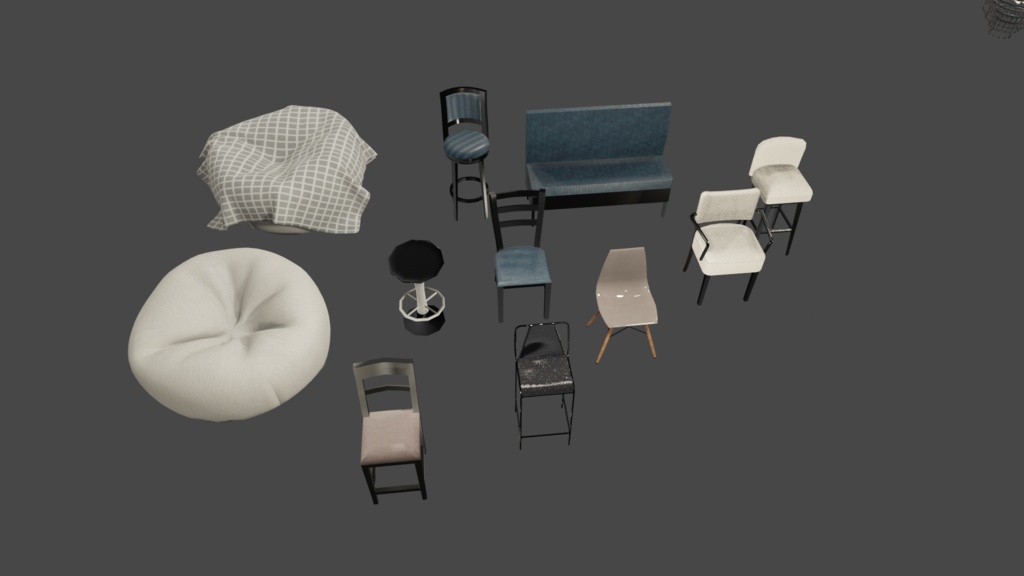 Interior and Furniture Prop Pack VRChat