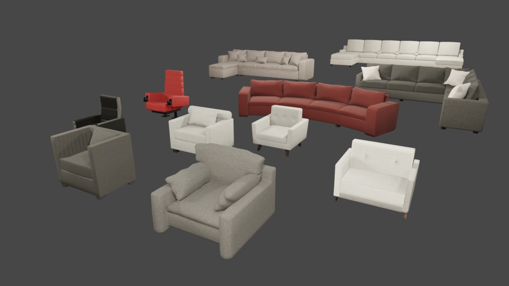 Interior and Furniture Prop Pack VRChat