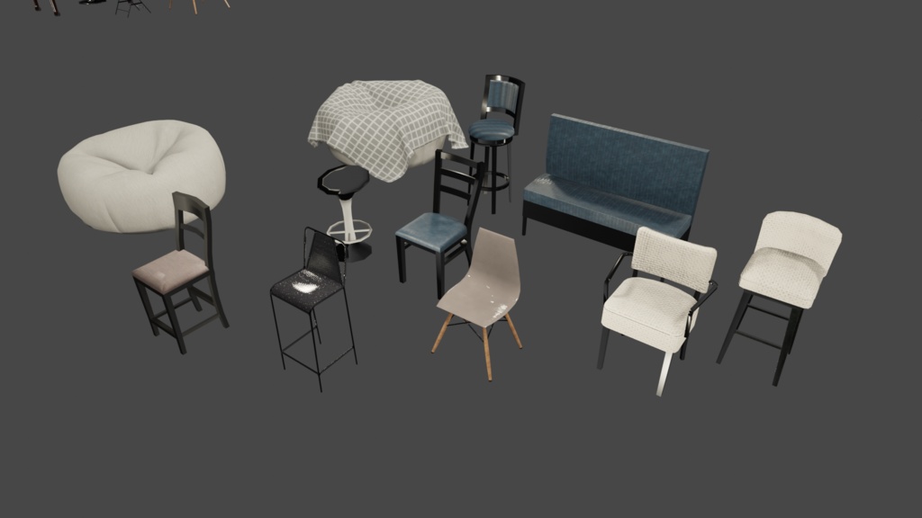 Interior and Furniture Prop Pack VRChat