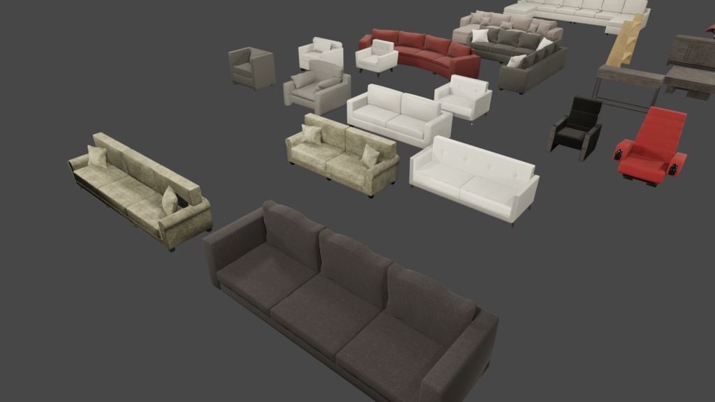 Interior and Furniture Prop Pack VRChat