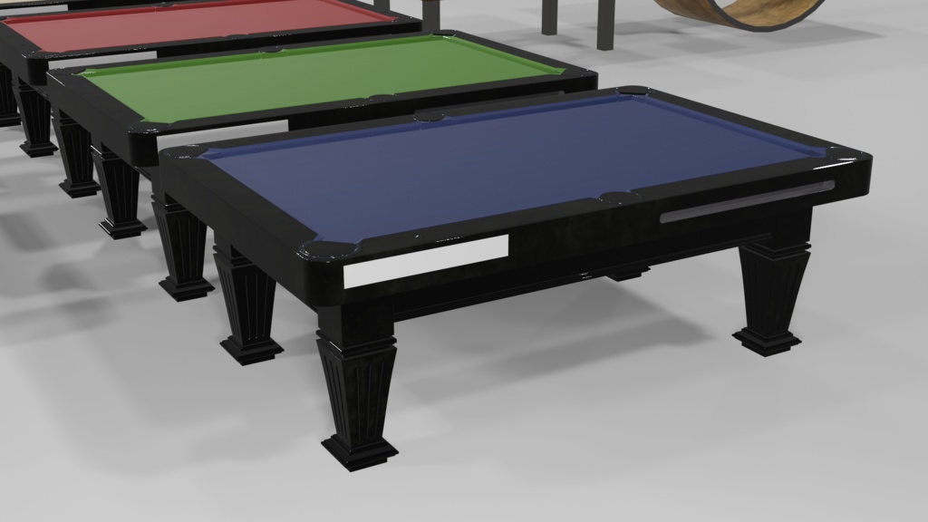VRChat Pool Tables for VRCBilliards Prefab