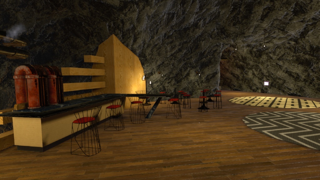 Cozy Cave VRChat Ready World Udon Sdk3