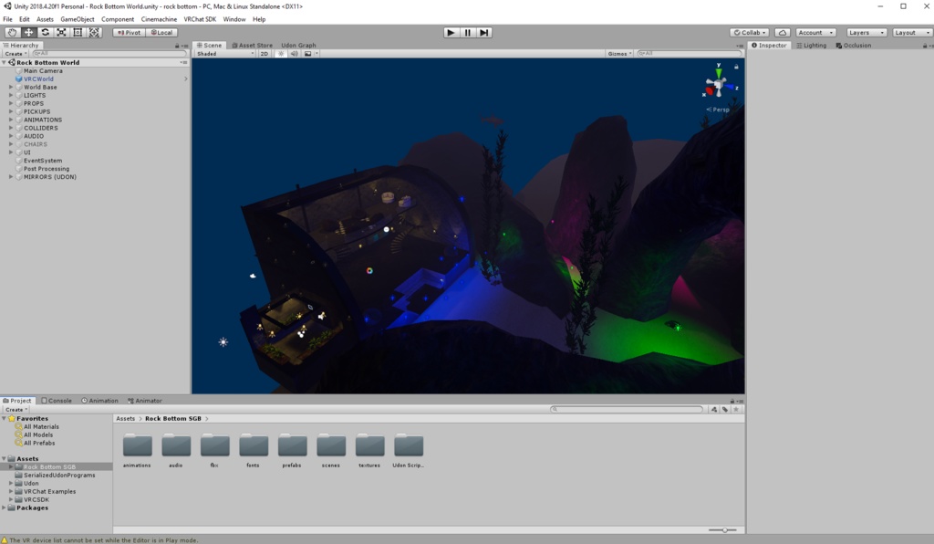 VRChat Home World Rock Bottom