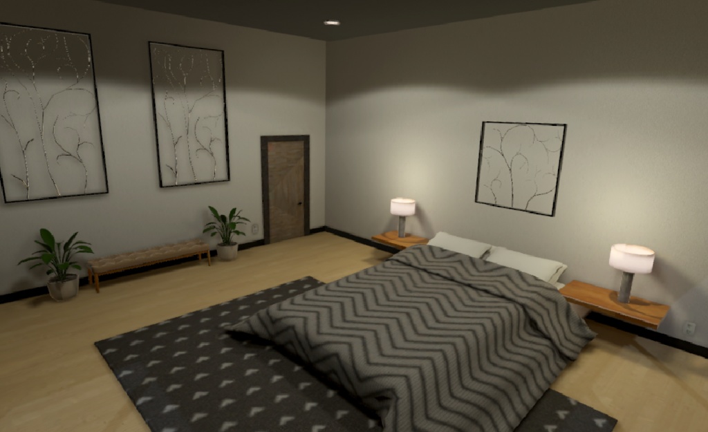 Cliffside Modern Home VRChat Udon World
