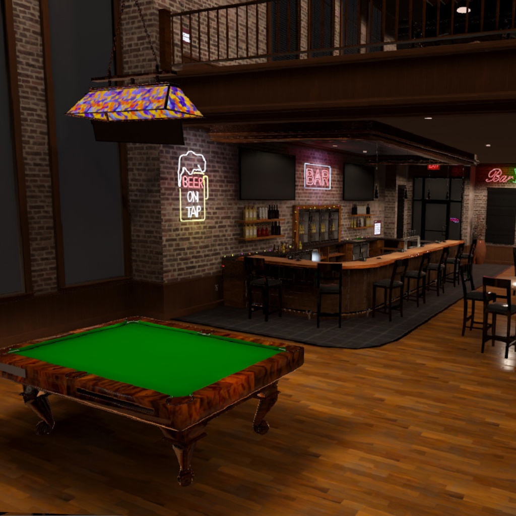 VRChat Pub Bar World The Corner Pocket Udon