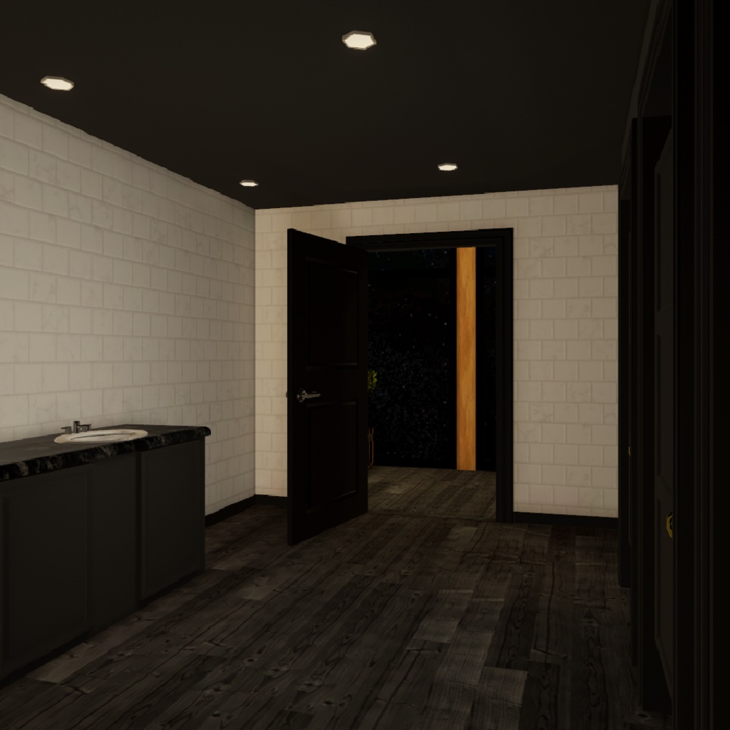 VRChat World The Amber Tower Bar Restaurant