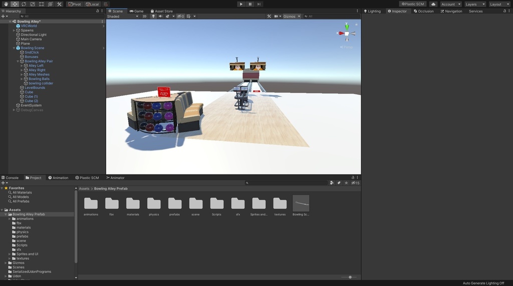 VRChat Bowling Game Prefab VRC